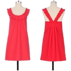 Anthropologie FEI Red Carambla Dress